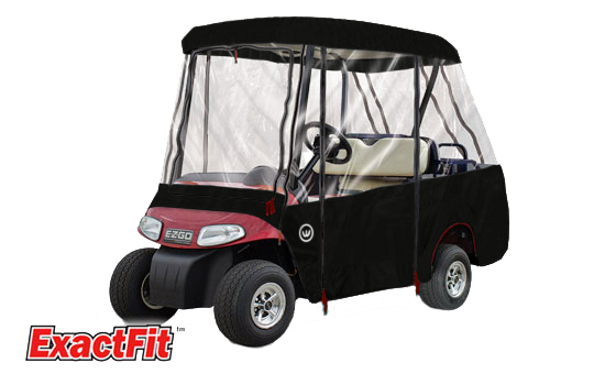 SUNBRELLA 4 PASSENGER W/ 2 Passenger Roof Golf Cart Enclosure 