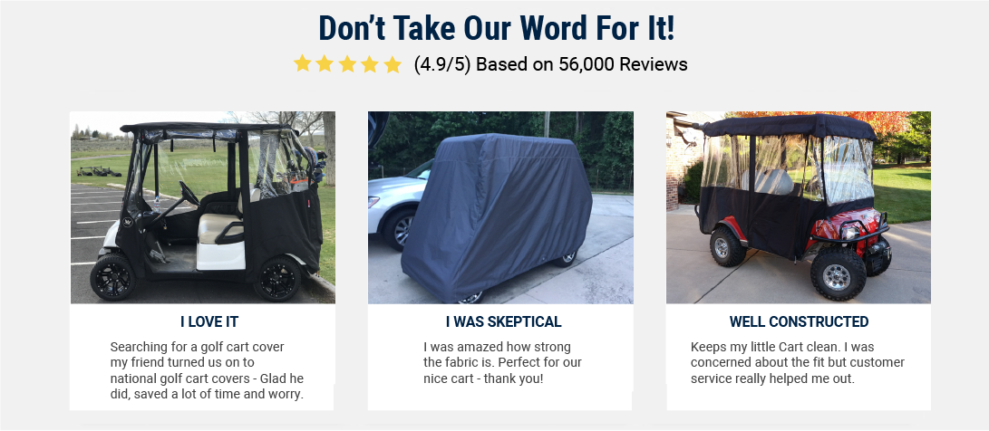 01 National Golf Cart Covers Reviews